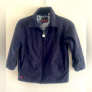 Quiksilver kid's navy blue jacket size M 5/6